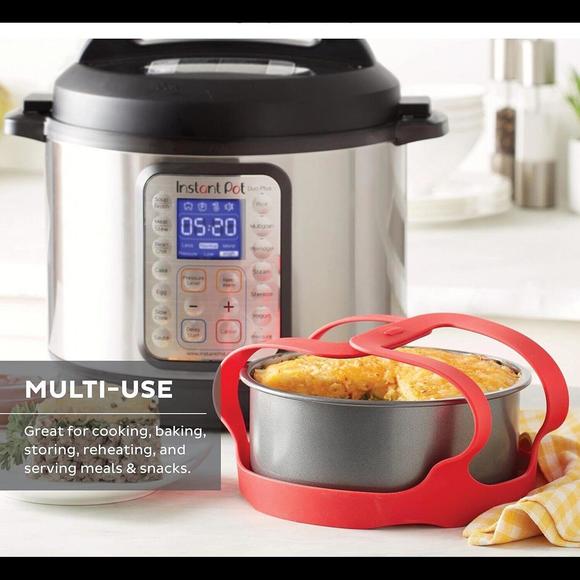 Instant Pot Official Round Cake Pan 7.7-Inch with Bakeware Sling Fits 6 & 8 qt. - Picture 1 of 9